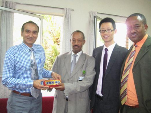 Representatives of SAU with Deputy Director General of CAA of Ethiopia